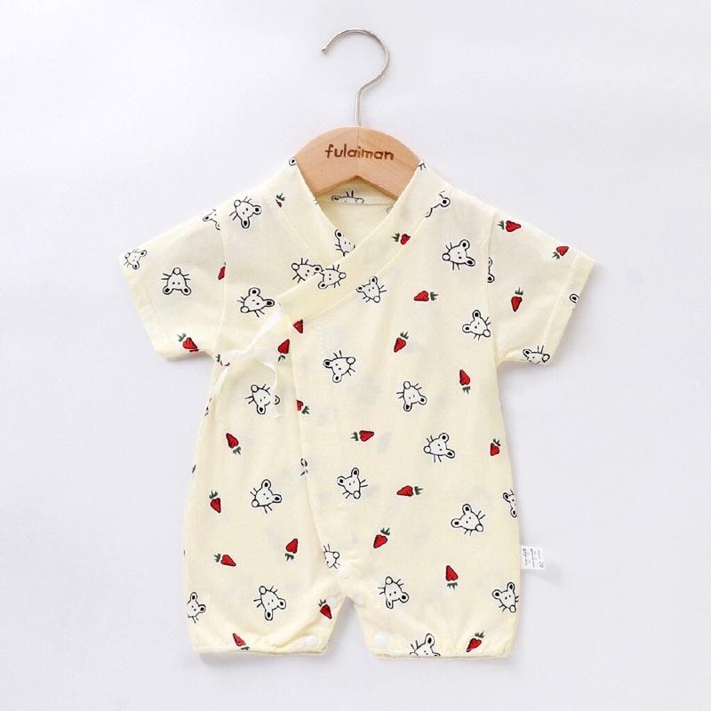 Body pizama dây cột - đồ bộ cho bé trai và bé gái - đồ ngủ - vải cotton lụa - áo quần trẻ em