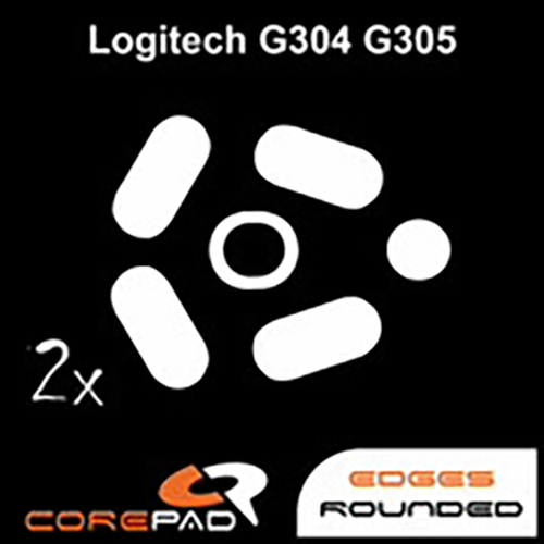 Feet chuột PTFE Corepad Skatez Logitech G304 / Logitech G305 - 2 Bộ - Hàng Chính Hãng