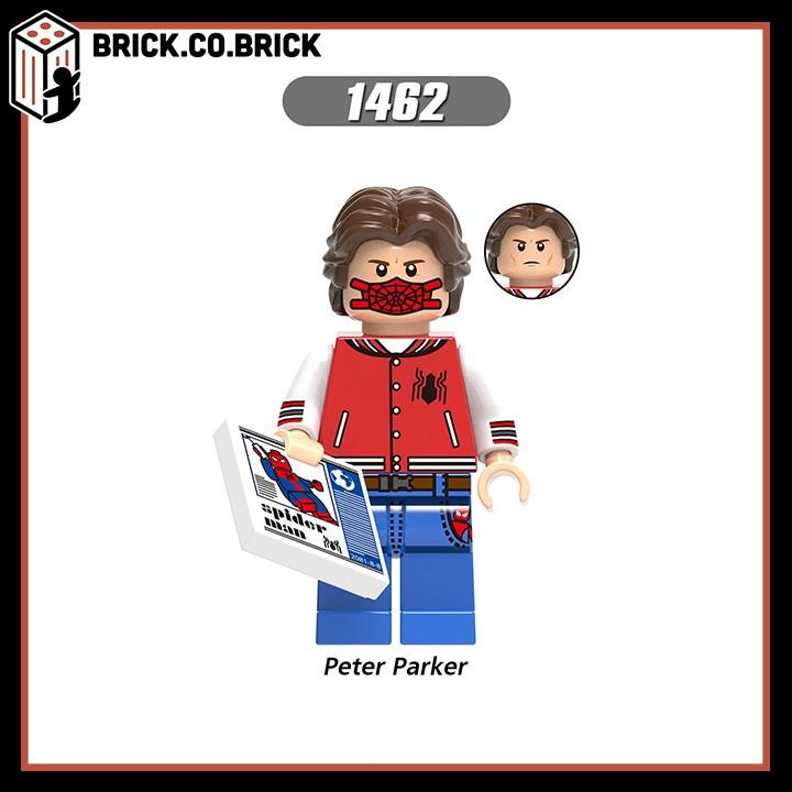 Xếp hình Lắp ráp minifig Siêu anh hùng Spider Người nhện Silk Knull Peter Parker trong Vũ trụ MCU X0282 - X-1469