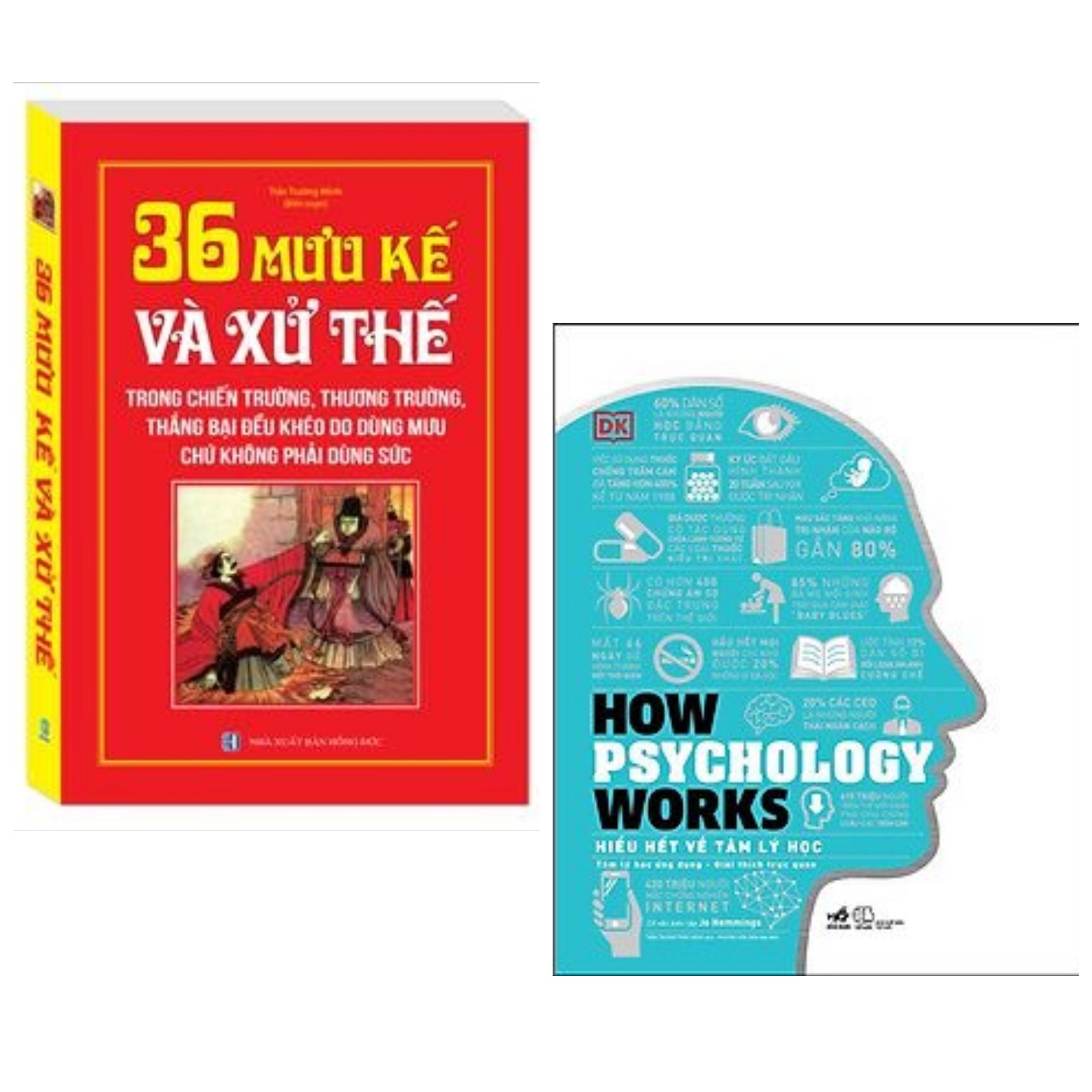 Hình ảnh Combo 2 cuốn sách hữu ích về tư duy,cảm xúc con người: 36 Mưu Kế và Sử Thế (trong chiến trường, thương trường, thắng bại đều khéo do dùng mưu chứ không phải dùng sức) + How Psychology Works - Hiểu Hết Về Tâm Lý Học