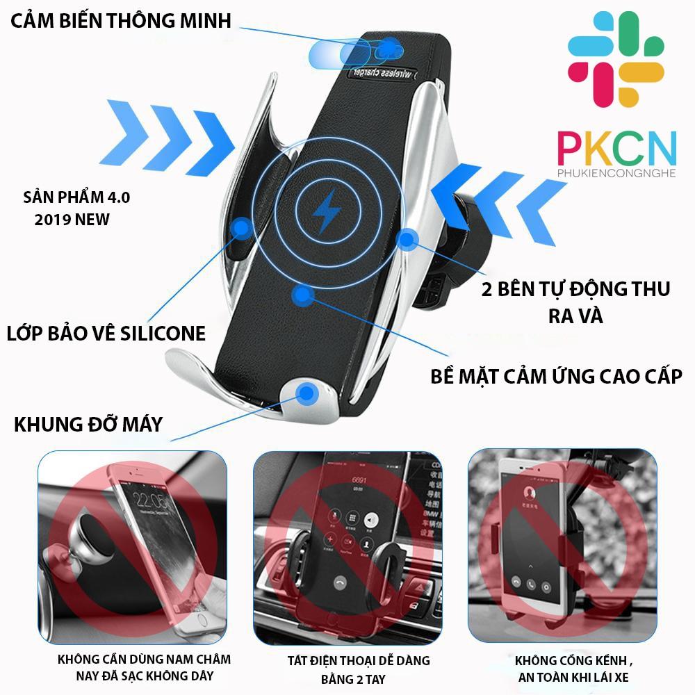 Pin sạc dự phòng không dây. Sạcc dự phòng nhanh. Sạc không dây cảm ứng S5 vô cùng tiện lợi với kiểu dáng sang chảnh