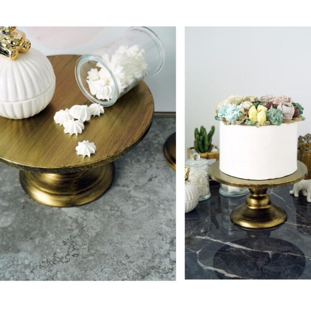 8&quot; Retro Style Iron Cake Stand Wedding Dessert Plate Cupcake Display Stand