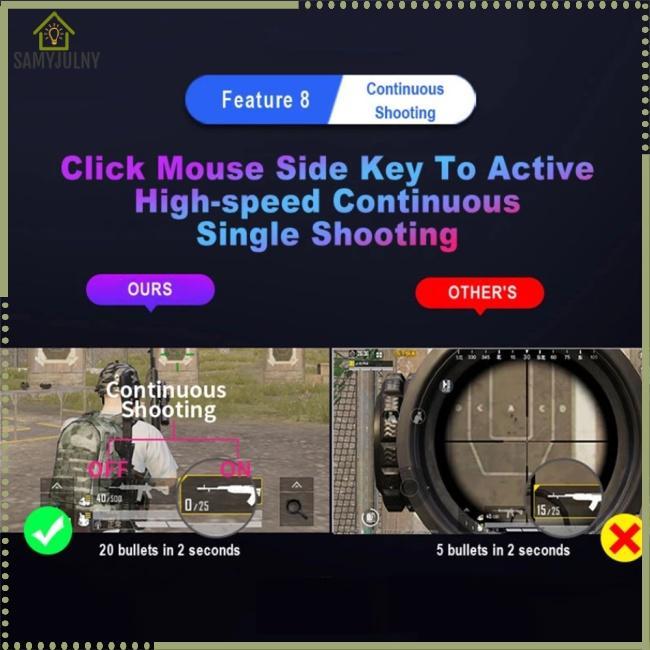 Bộ Chuyển Đổi Chuột Và Bàn Phím Kết Nối Bluetooth SAM M16 Tương Thích Với Pubg