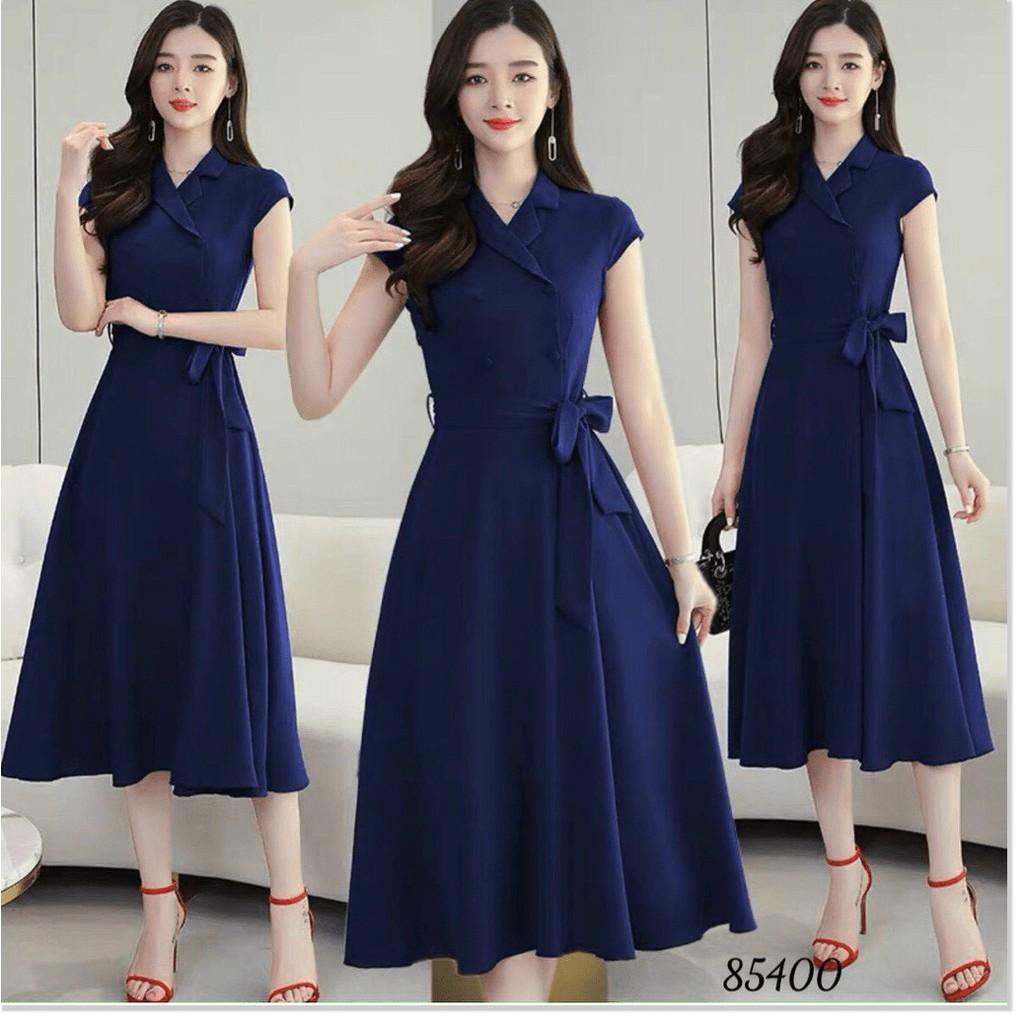 Hình ảnh ĐẦM COTTON LẠNH DÁNG XÒE XINH XẮN,HỌA TIẾT TRƠN NHƯNG KHÔNG KÉM PHẦN SANG TRỌNG 1HIT1 FASHION