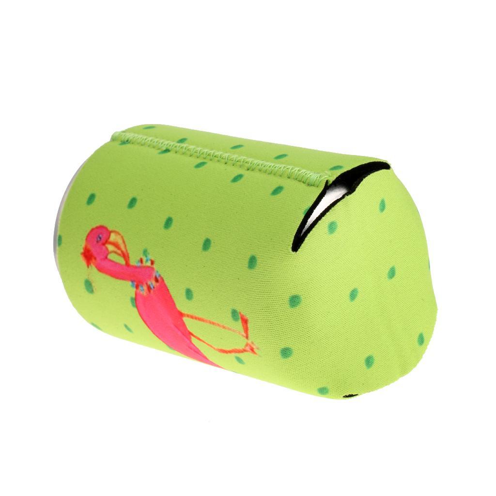 1 Pair of Flamingo Stubby Beer Bottle Tin Can Cooler Sleeve Wedding Favors