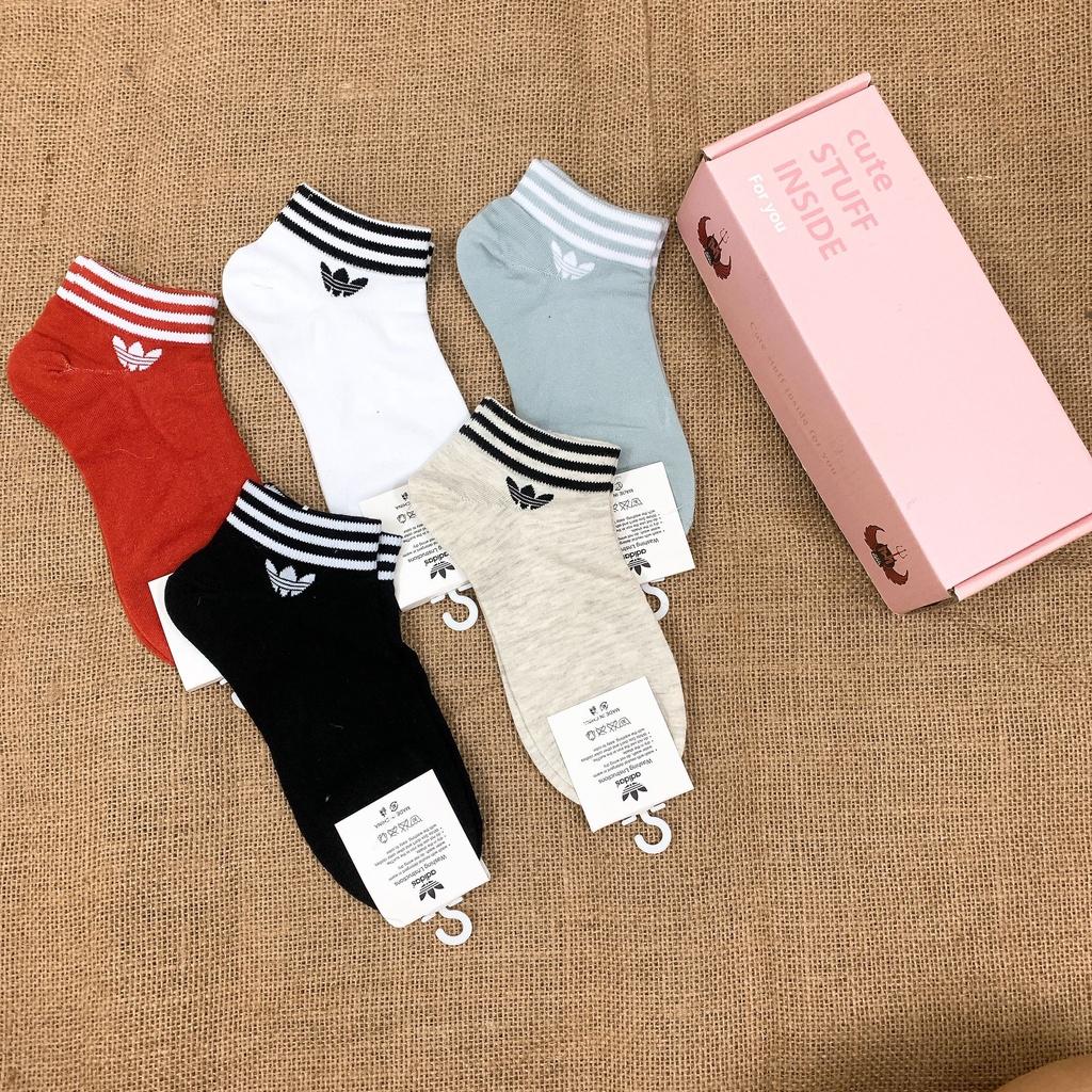 Tất Vớ Cao Cổ Tổng Hợp Lẻ Tất Cổ Ngắn In hình Hoạ Tiết Hàn Nhật Nam nữ Cute Cotton Thu Đông Phong Cách Ulzzang