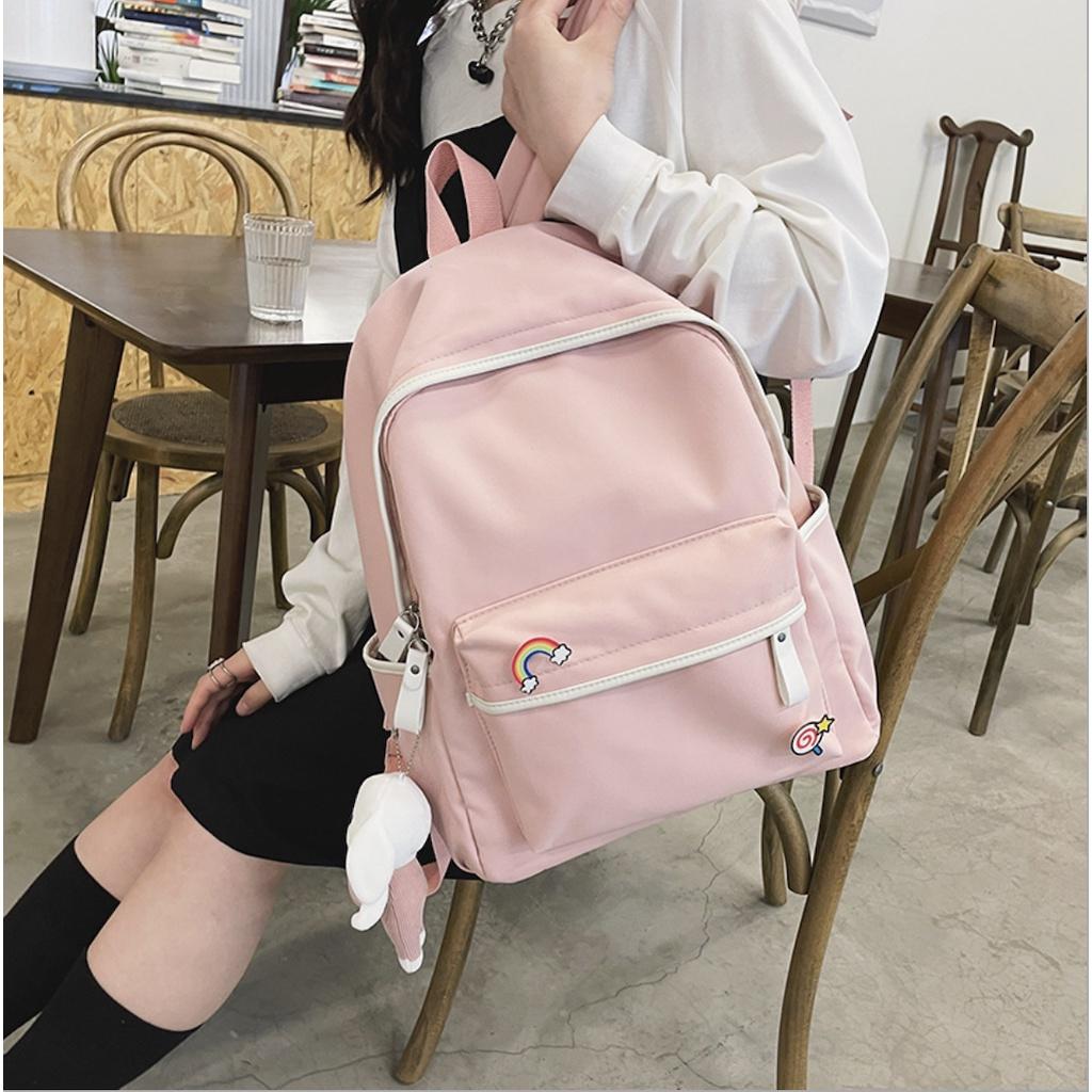 BL164/ Balo Thời Trang Đi Học Đáng Yêu Có Tặng Kèm Sticker