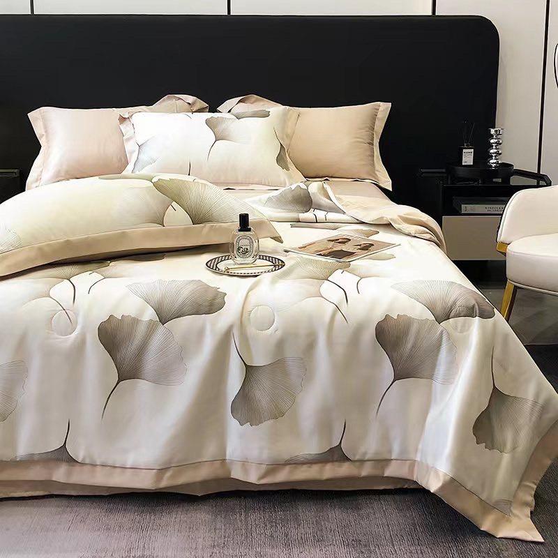 Bộ chăn ga lụa thái cao cấp chuẩn nhập