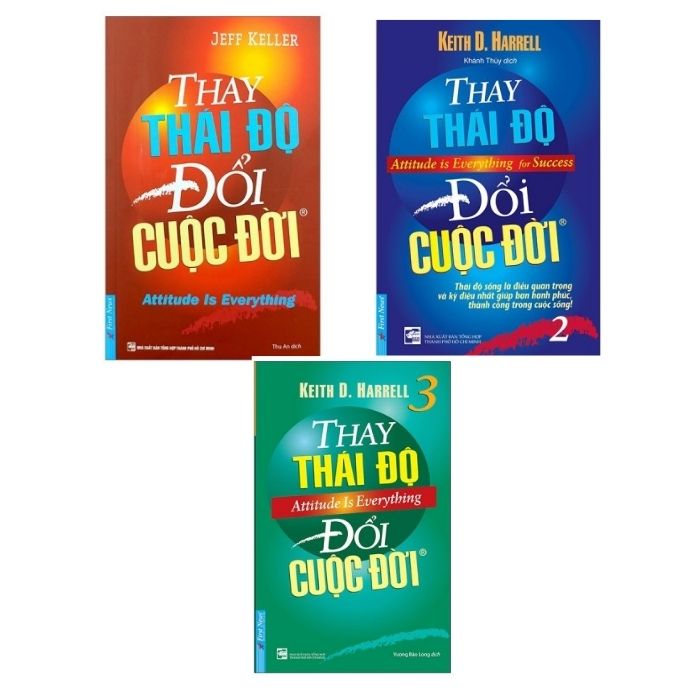 Combo 3 cuốn sách: Thay Thái Độ Đổi Cuộc Đời - Tập 1 + Thay Thái Độ Đổi Cuộc Đời 2 + Thay Thái Độ Đổi Cuộc Đời 3 - First News