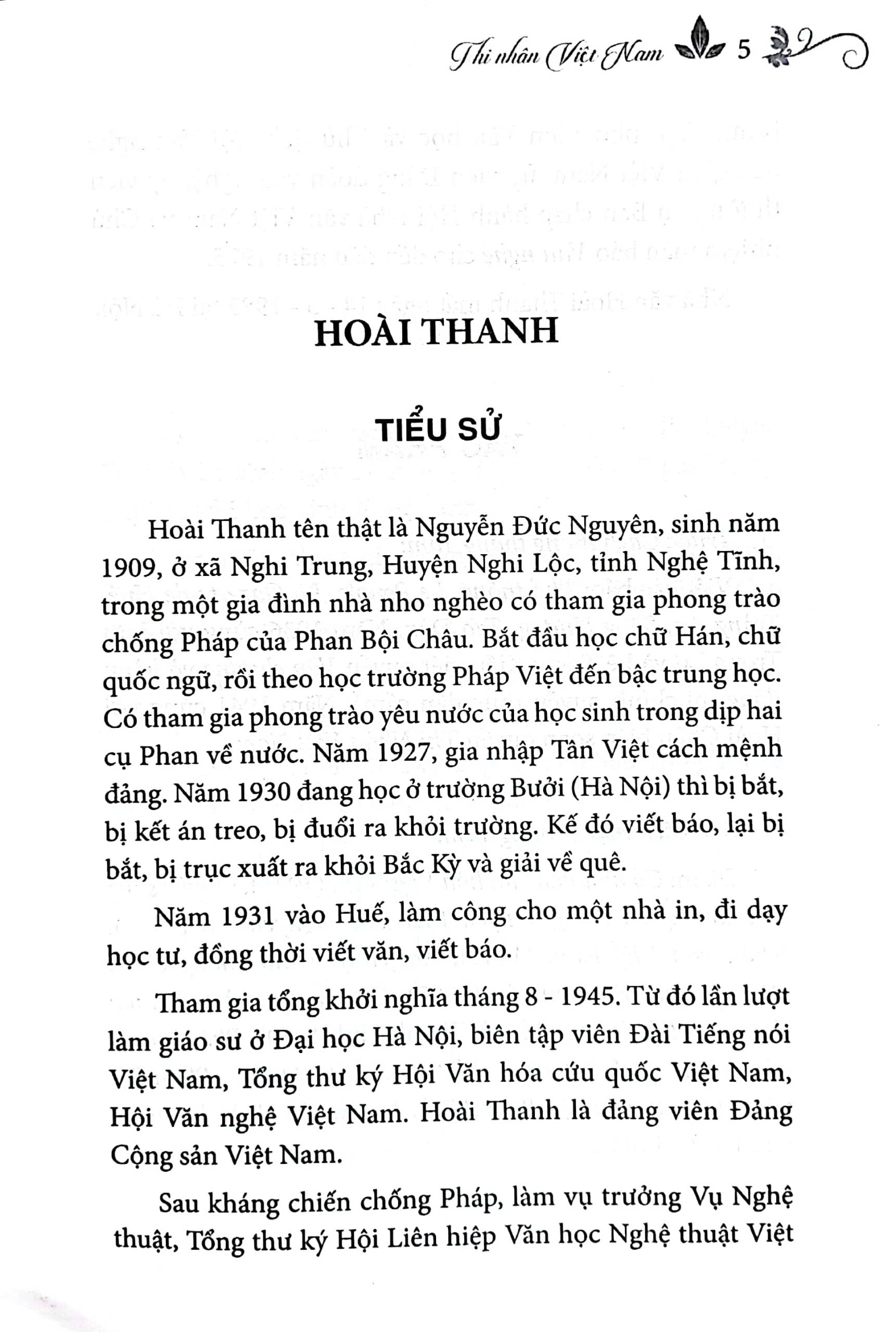 Sách Thi Nhân Việt Nam