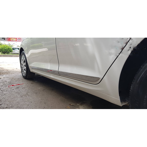 Bộ 4 miếng nẹp sườn HUYNDAI ACCENT 2008-2021 mẫu nhựa mạ crom cao cấp chuẩn phom