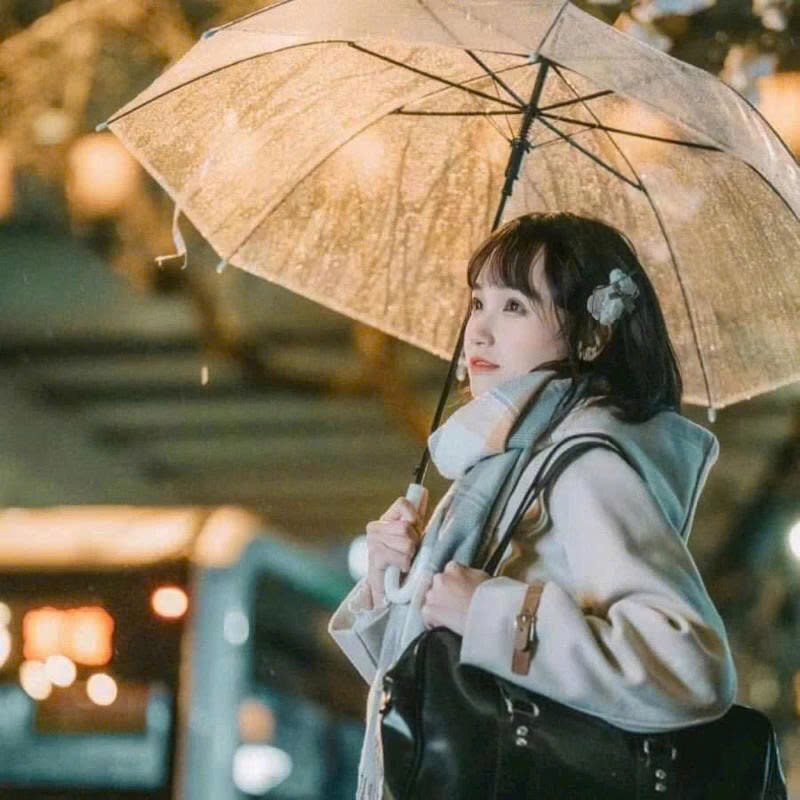 Dù Che Mưa Trong Suốt Thời Trang Tiện Lợi - Ô Che Mưa Cầm Tay Gấp Gọn Phụ Kiện Chụp Ảnh