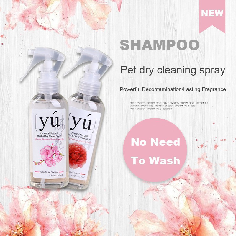 Xịt tắm khô cao cấp Yú cho chó mèo