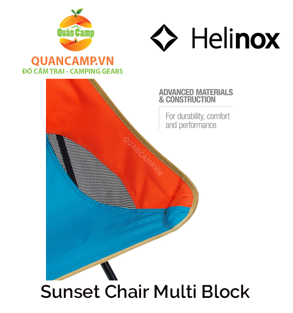 Ghế dã ngoại xếp gọn Helinox Sunset Chair Multi Block