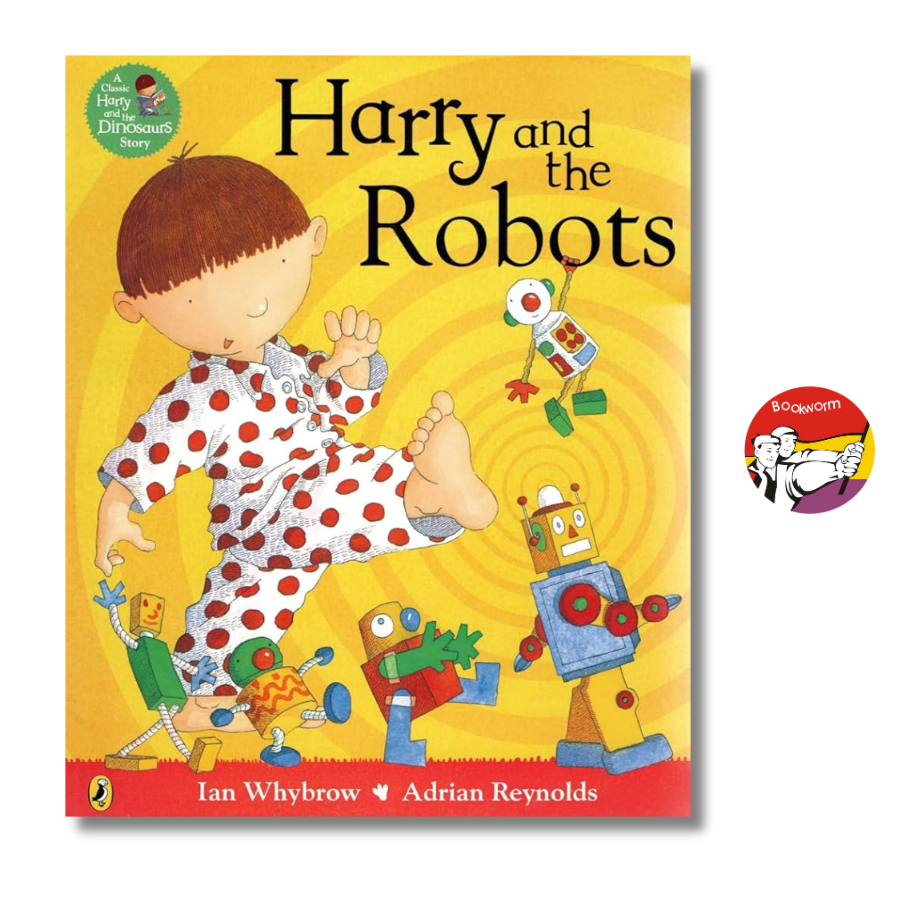 Sách - Harry and the Robots by Adrian Reynolds | Children's English Picture Book