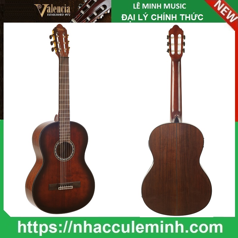 Đàn Guitar Classic Valencia VC564 bsbT