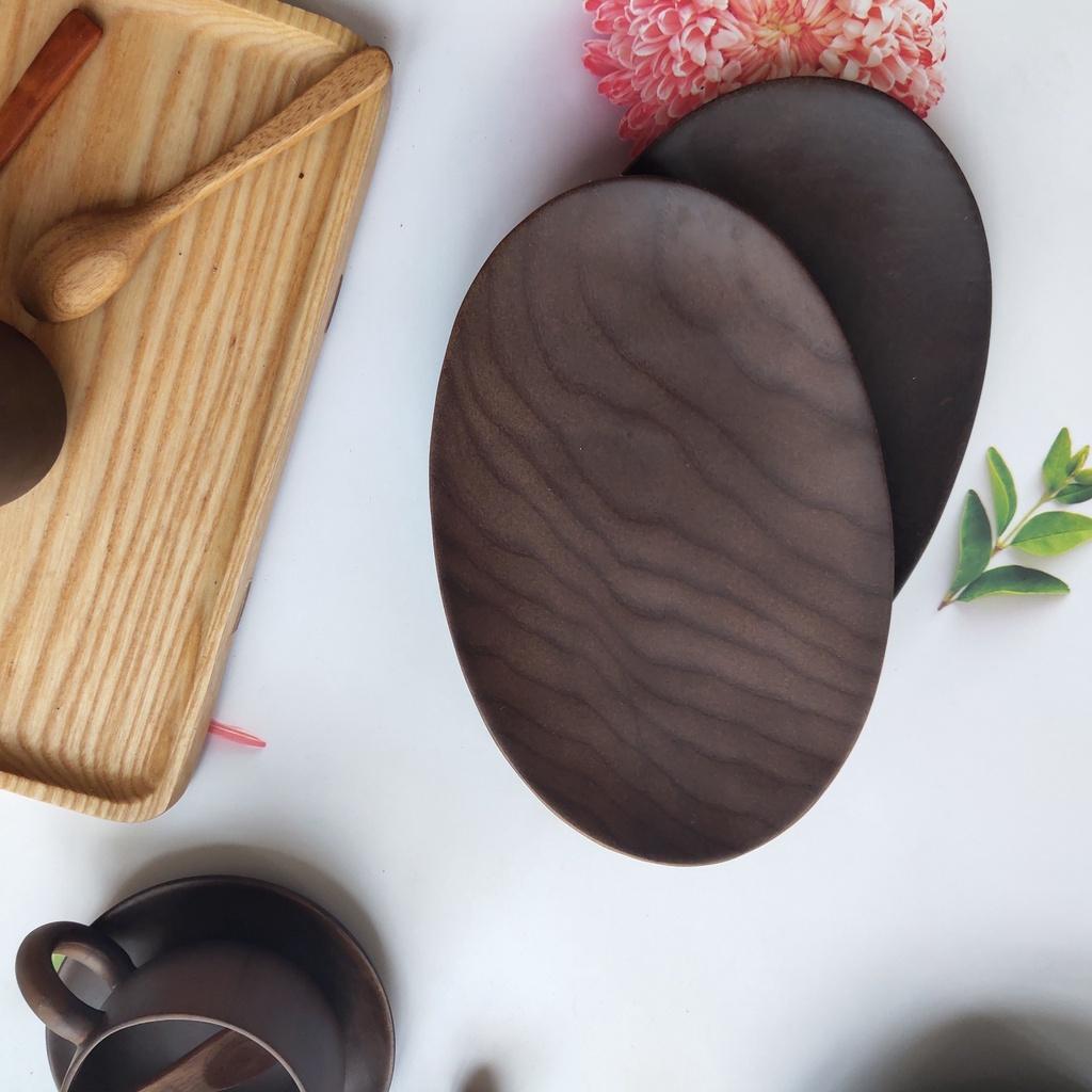 Đĩa Keo Nâu Chocolate Kích Thước 21cm Siêu Xinh