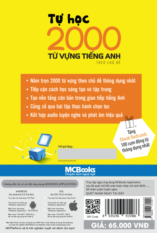 Tự học 2000 từ vựng tiếng Anh theo chủ đề - TKBooks