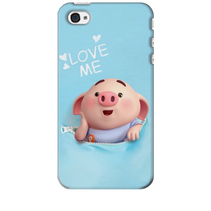 Ốp lưng dành cho điện thoại IPHONE 4 Heo Tình Yêu