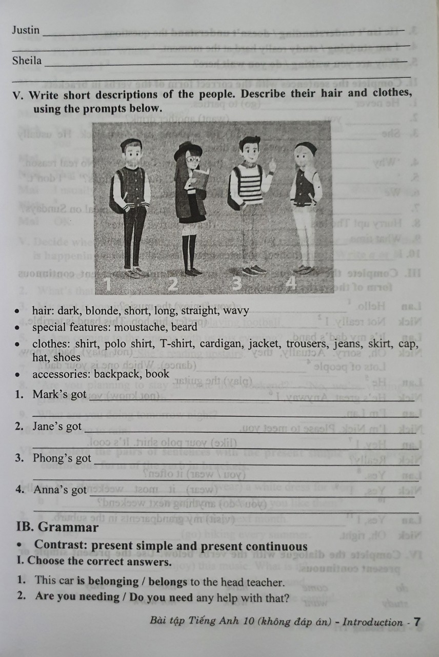 Sách - Bài Tập Tiếng Anh Lớp 10 ( Theo Chương Trình GDPT Mới - Không Đáp Án )