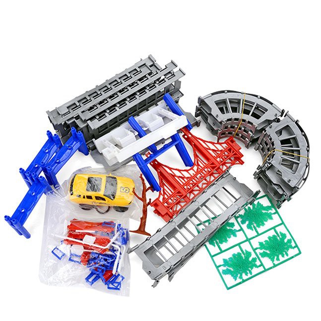 Bộ Lắp Ghép Đường Đua Ô Tô 88 Chi Tiết Cho Bé Yêu