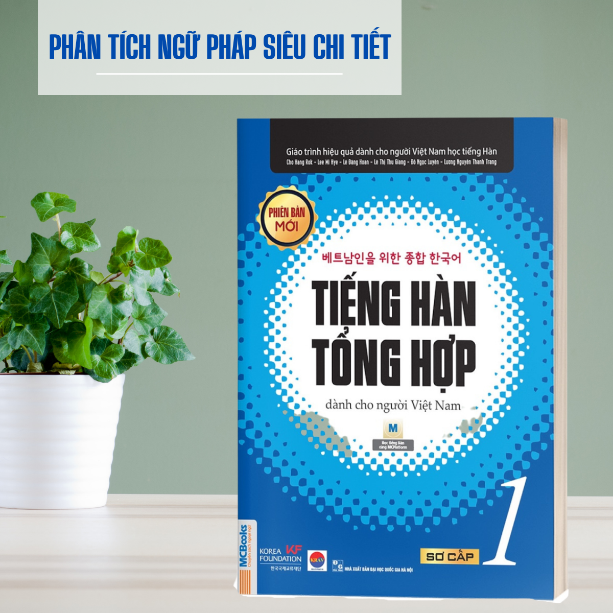 Combo Sách Tiếng hàn tổng hợp dành cho người Việt Nam Sơ cấp 1 - Giáo Trình và Sách Bài Tập Phiên bản 1 màu