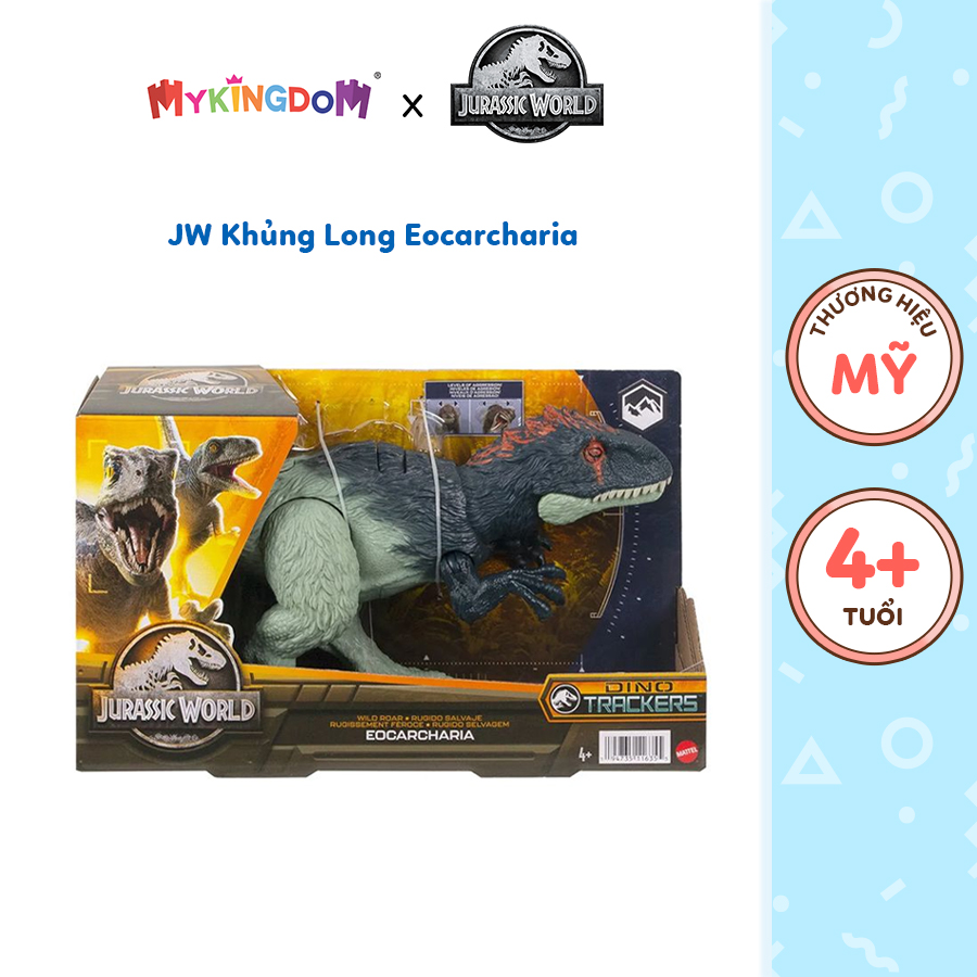 Đồ Chơi JURASSIC WORLD MATTEL Khủng Long Eocarcharia Có Âm Thanh HLP17/HLP14