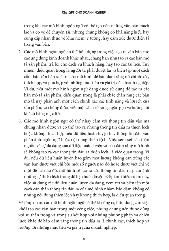 ChatGPT Cho Doanh Nghiệp - Mở Rộng Kinh Doanh Thần Tốc Với Công Nghệ Thay Đổi Cuộc Chơi