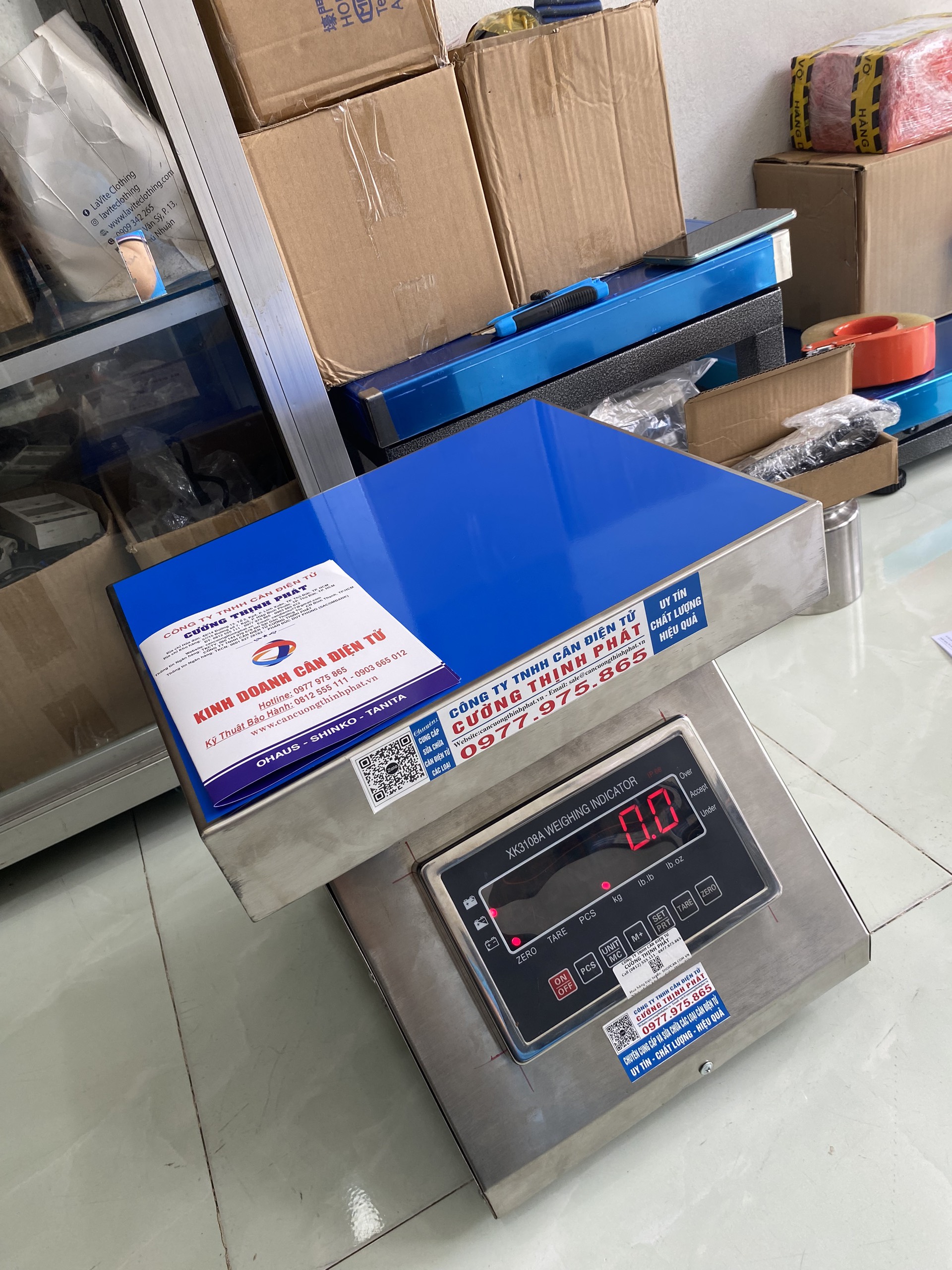 Cân Ghế Ngồi Inox XK3108A Mức Cân 150kg Độ Đọc 0.02kg