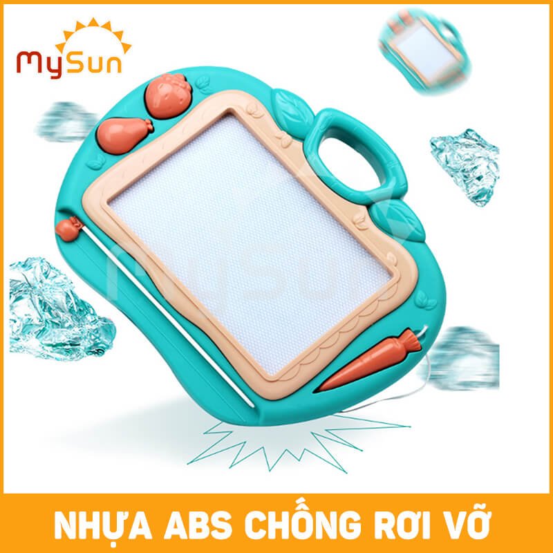 Bảng vẽ TỰ XÓA nam châm cho bé thông minh điện tử có chân bàn đa năng MySun