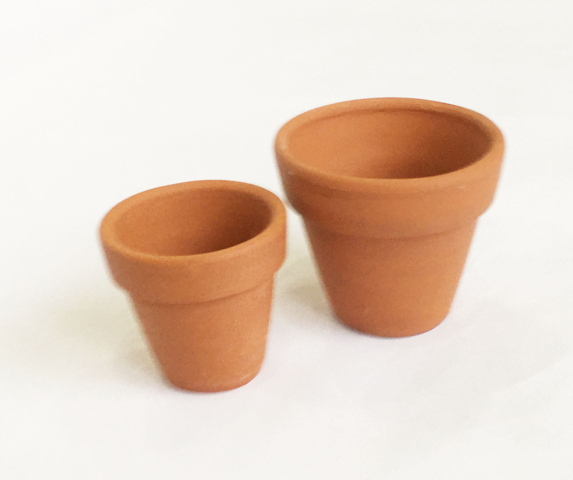 Combo 5 Chậu đất nung mini có lỗ xinh xắn, vintage làm chậu trồng sen đá, xương rồng, hoa handmade