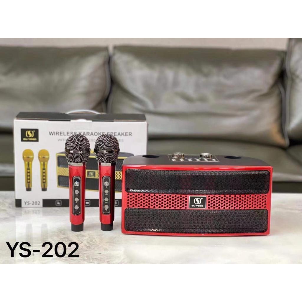 Loa Karaoke Bluetooth YS-202 Công Suất Loa Lớn Bass Cực Chuẩn, Hút Âm Tốt Thiết Kế Cực Đẹp Độ Bền Cao. Bảo Hành 12 Tháng