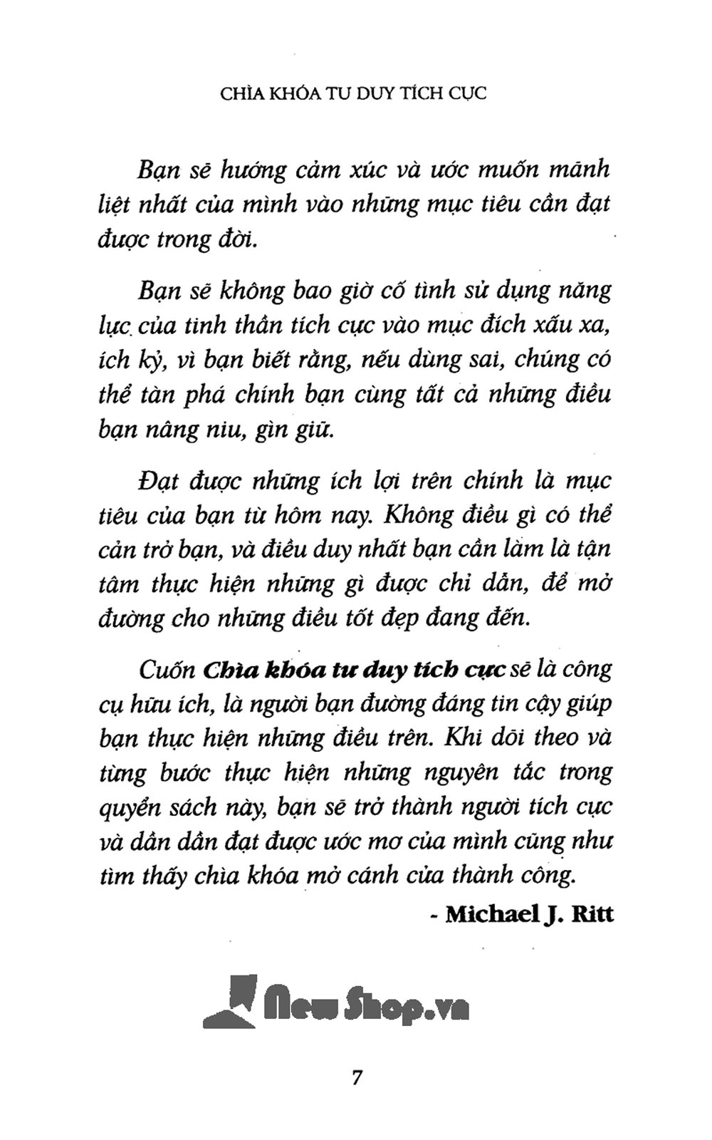 Chìa Khóa Tư Duy Tích Cực _FN