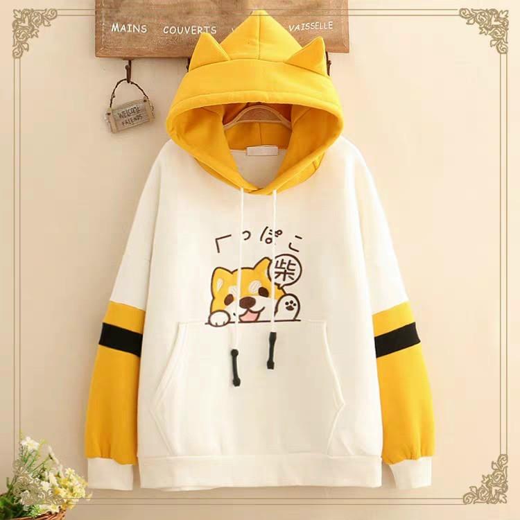 ÁO KHOÁC NỈ HOODIE MÈO