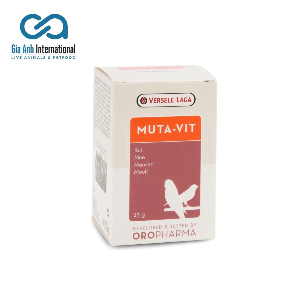 Vitamin Hỗ Trợ Thay Lông Cho Chim Cảnh - Versele-laga Oropharma Muta-Vit Giúp Lông Đẹp, Chim Khoẻ Mạnh Hộp 25g-200g