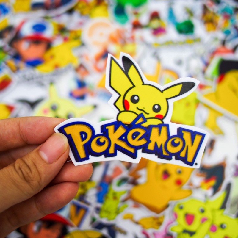 Sticker Pokemon set 30 ảnh có ép lụa