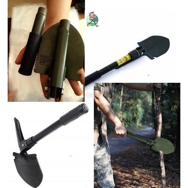 Bộ Cuốc Xẻng Đi Phượt Gấp Gọn Tiện Lợi