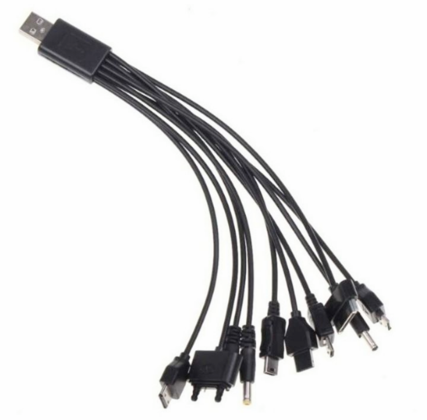 DÂY CÁP USB CHIA 10 ĐẦU SẠC KẾT NỐI GIỮ LIỆU KHÁC NHAU TIỆN DỤNG HÀNG CHUẨN CHẤT LƯỢNG GIÁ TỐT