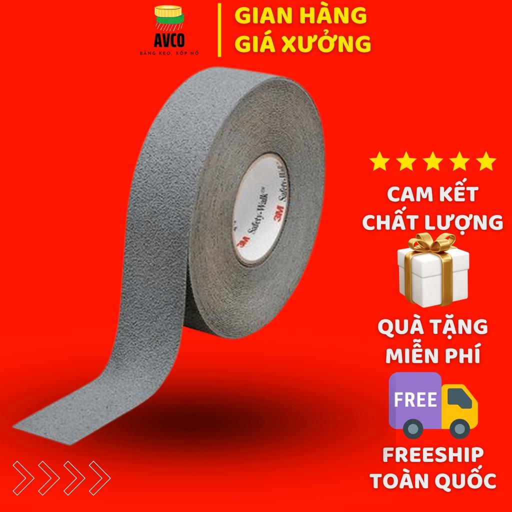 Băng dính chống trơn trượt AVCO dùng cho các công trình, an toàn, có 2 khổ để chọn