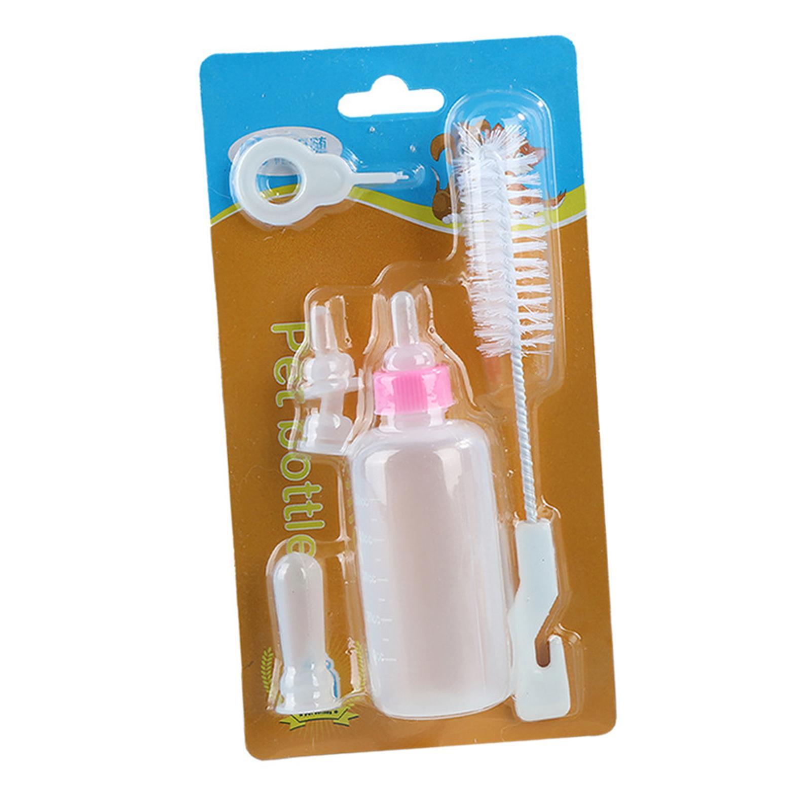 Pet Feeder Bottle Kit Nursing Milk Bottle Professional Feeder Bottle for Drinking