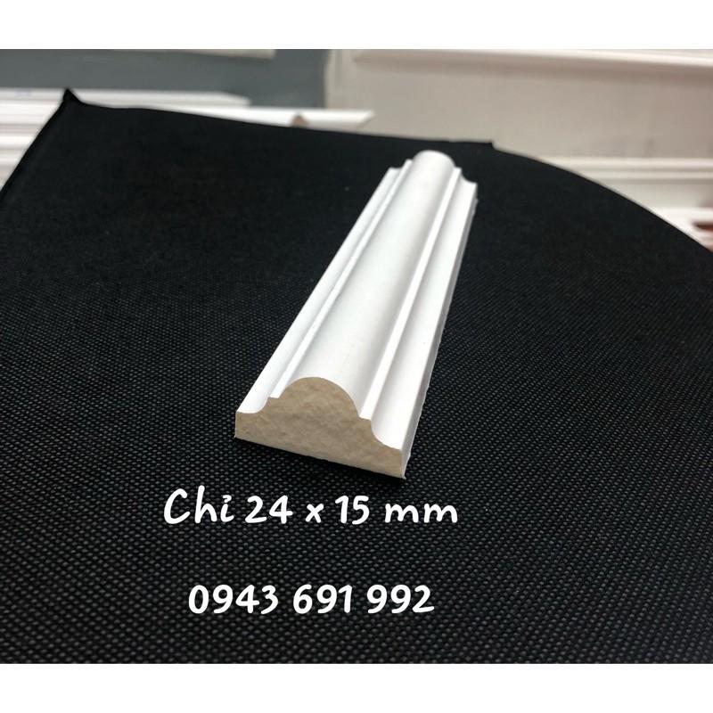 Chỉ tường nhựa xốp PU rộng 2.4cm thô thích hợp sơn tường thay đổi màu sắc