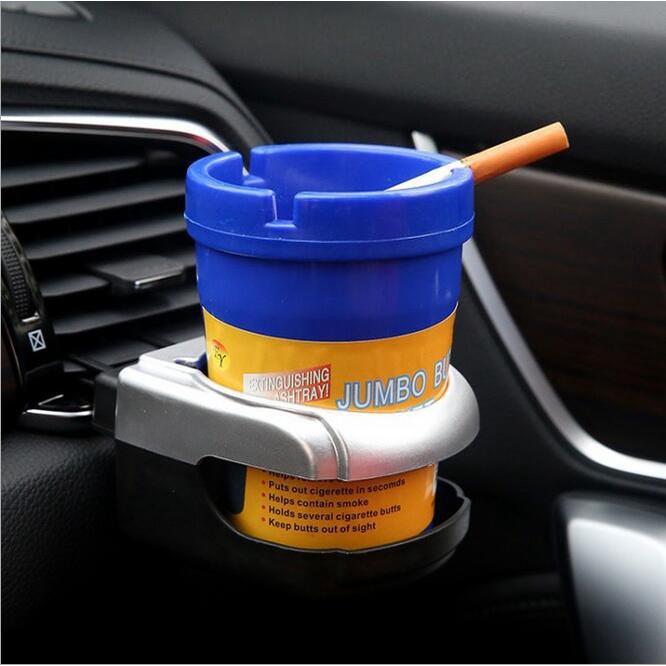 Ashtray Creative ABS Car Ashtray Home Living Room Office Bathroom Desk Ashtrays Ash Storage Tray Box Ash Organizer