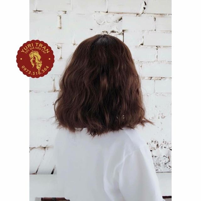 Tóc giả dợn sóng ĐƠN 50K_Tóc giả nguyên đầu cao cấp dợn sóng- tặng lưới chùm tóc