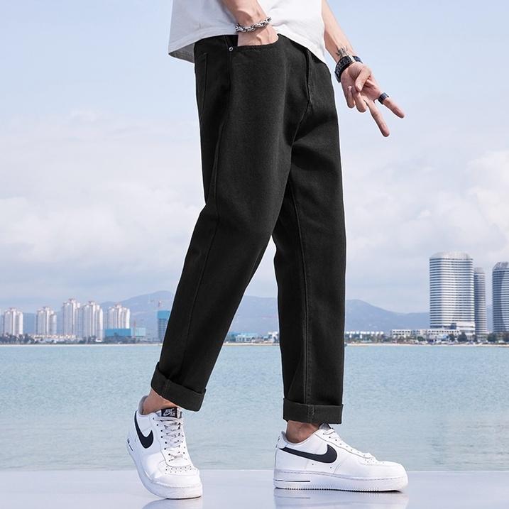 Quần baggy jean nam quần ống suông rộng đen style hàn quốc HOT 2022 PATADOSHOP