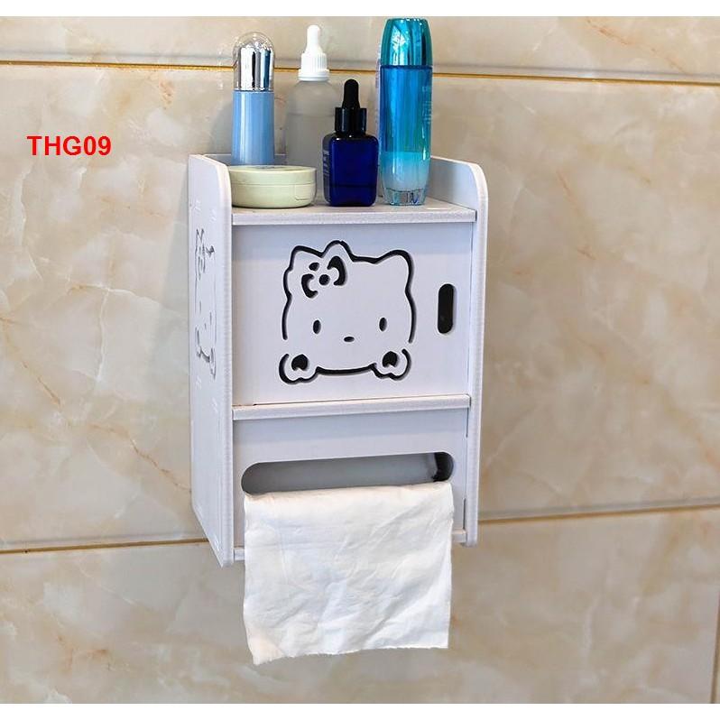 Tủ Đựng Khăn Giấy Dán Tường Nhà Tắm Tiện Dụng