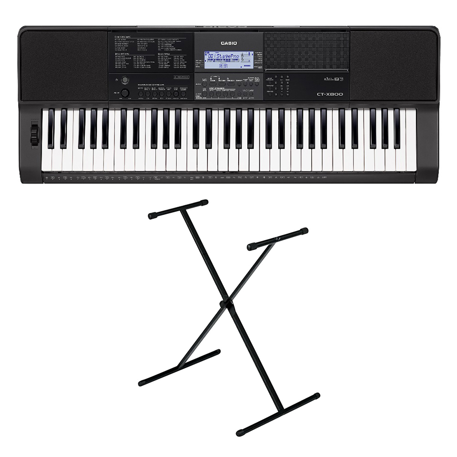 Bộ Đàn Organ Casio CT-X800 Kèm AD Giá Nhạc Và Chân