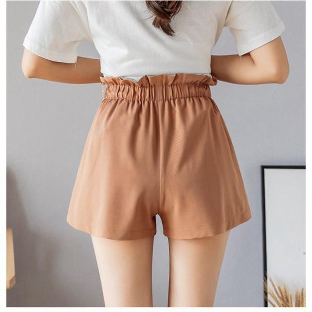 Quần short lưng thun cạp cao freesize nhiều màu CRQ029