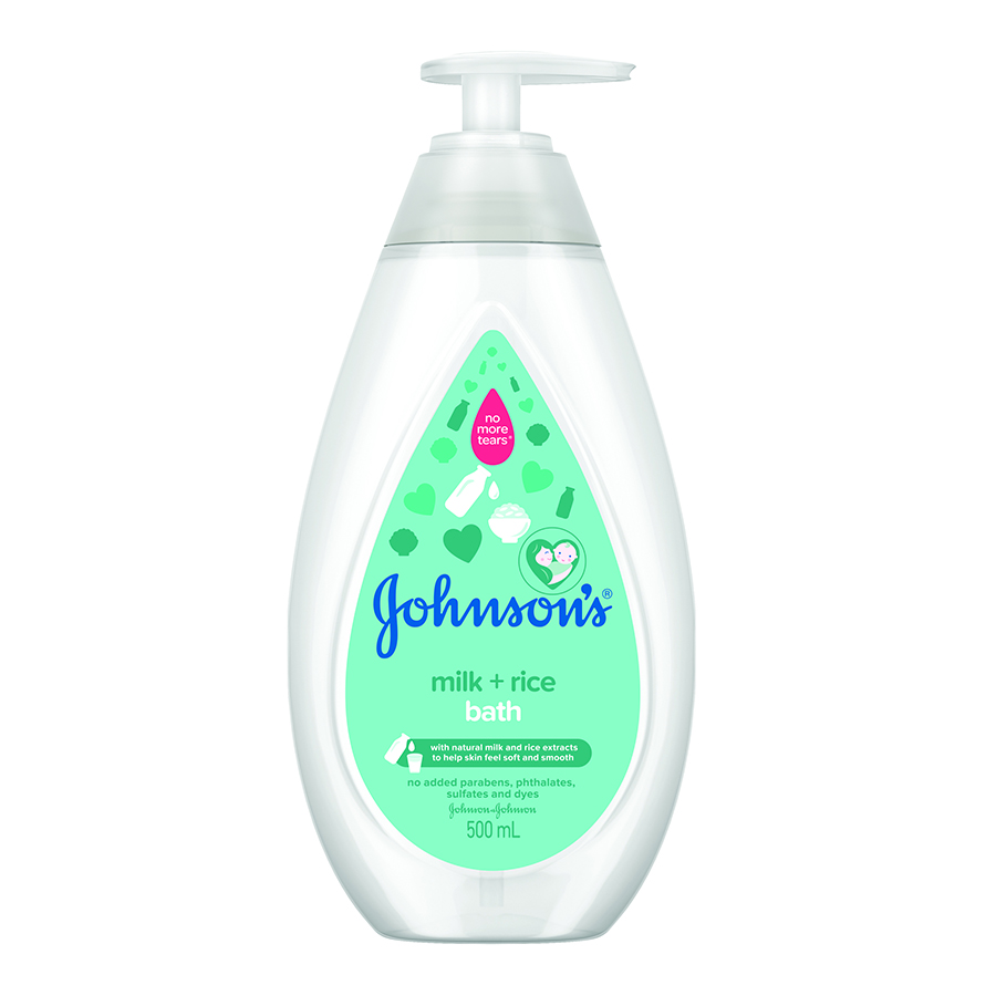 Sữa tắm Johnson's Baby chứa sữa và gạo (500ml)