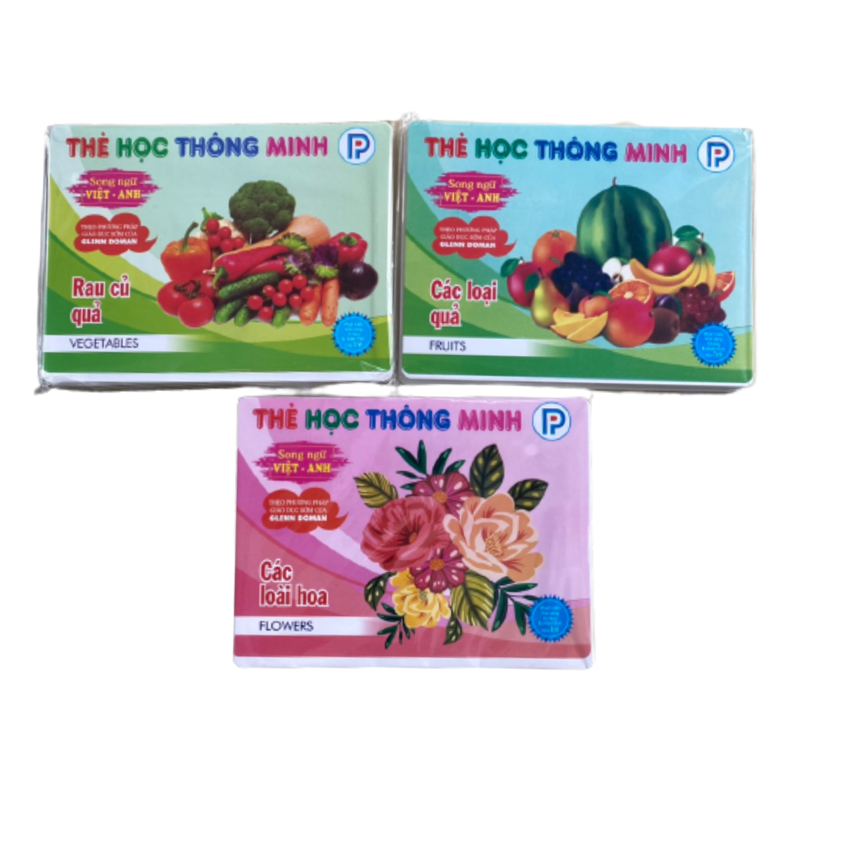 Thẻ Học FlashCard Thông Minh Song Ngữ 15 Chủ Đề Thẻ To