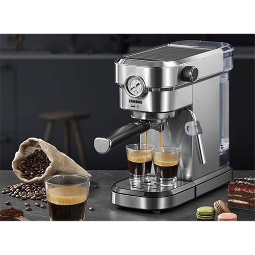 Máy Pha Cà Phê Espresso bán tự động ZAMBOO ZB-95AT Hàng Chính Hãng